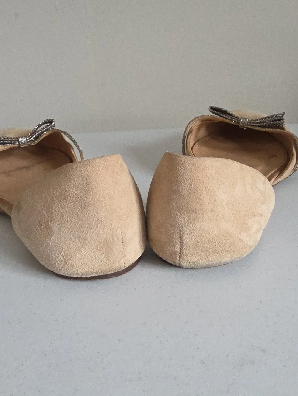 J.CREW | Sloan d'orsay flats pointed toe glitter bow sz 8.5